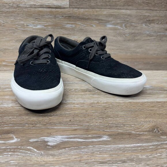 Vans Era Platform Black Snake Embossed Suede Sneaker Women's Size 7.5 - Picture 6 of 7